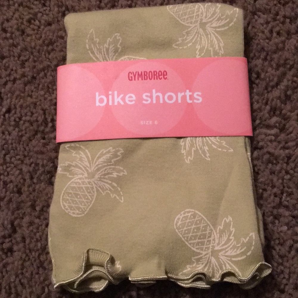 Nwts Vintage Gymboree Aloha Wahine biker shorts Sz 6